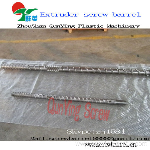 Extruder Bimetallic Barrel Screw 